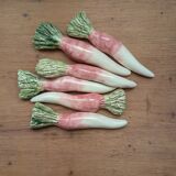 Ensemble de 6 porte-couteaux en forme de radis