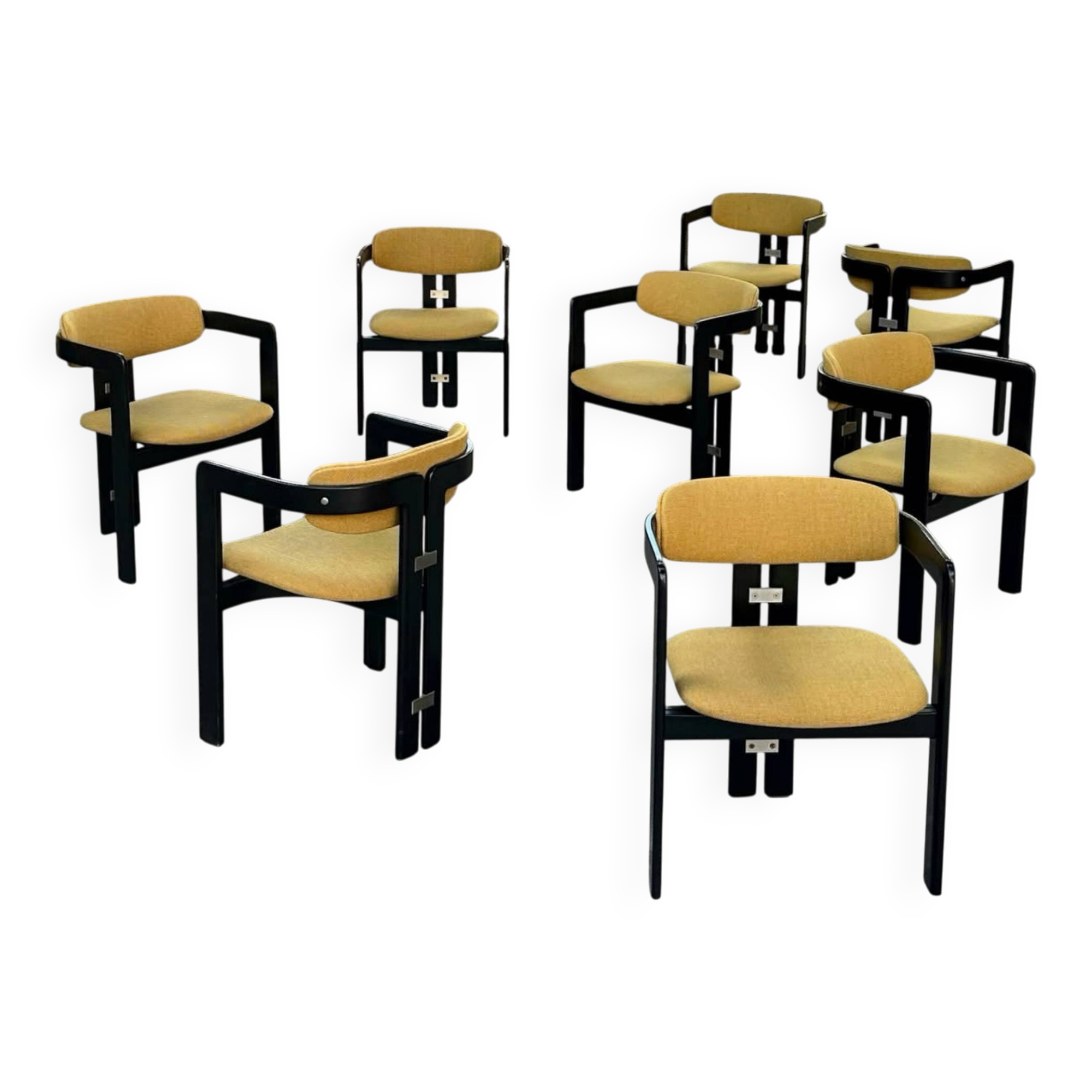 Suite de 8 fauteuils Pamplona, 1960