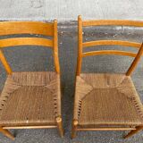 2 Gracell Scandinavian chairs by Yngve Ekstrom 1960