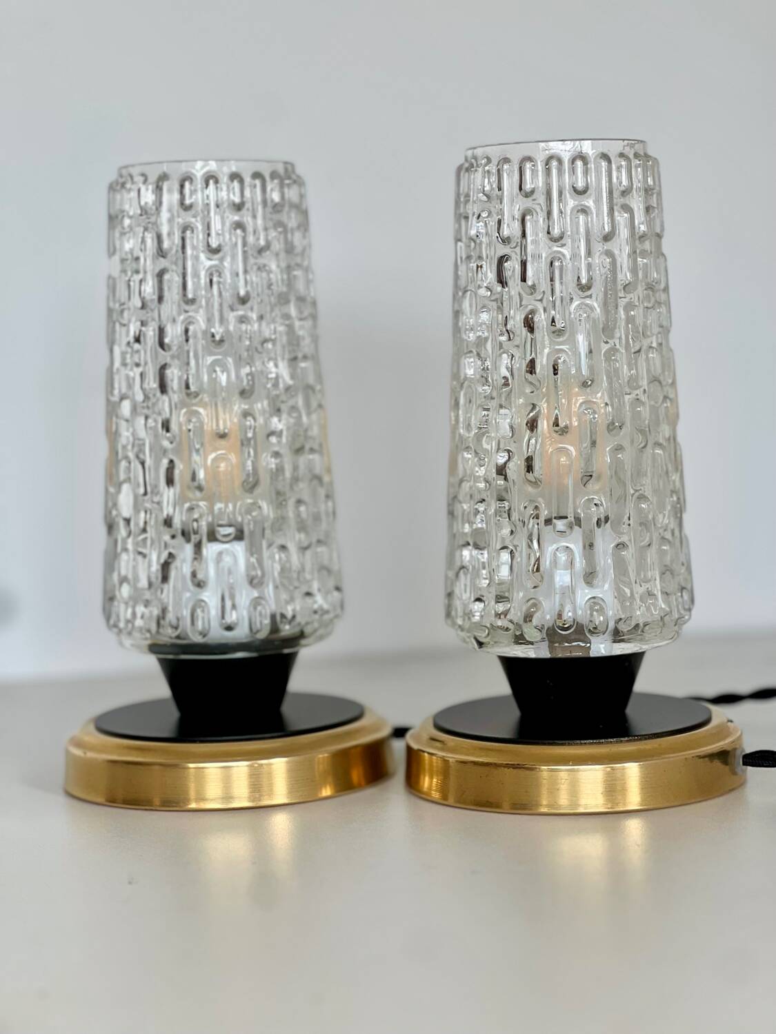Pair of Arlus style table lamps