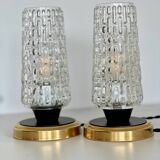 Paire de lampes à poser de style Arlus