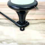 Coat rack 3 wall hooks in tricolor metal