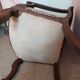 Wooden armchair and fabric