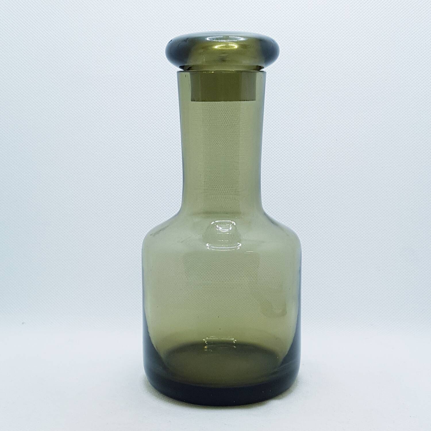 Smoked glass water carafe