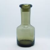 Smoked glass water carafe