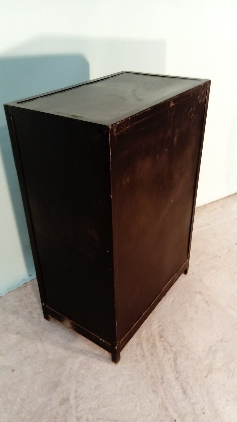 Meuble d'atelier métal et bois