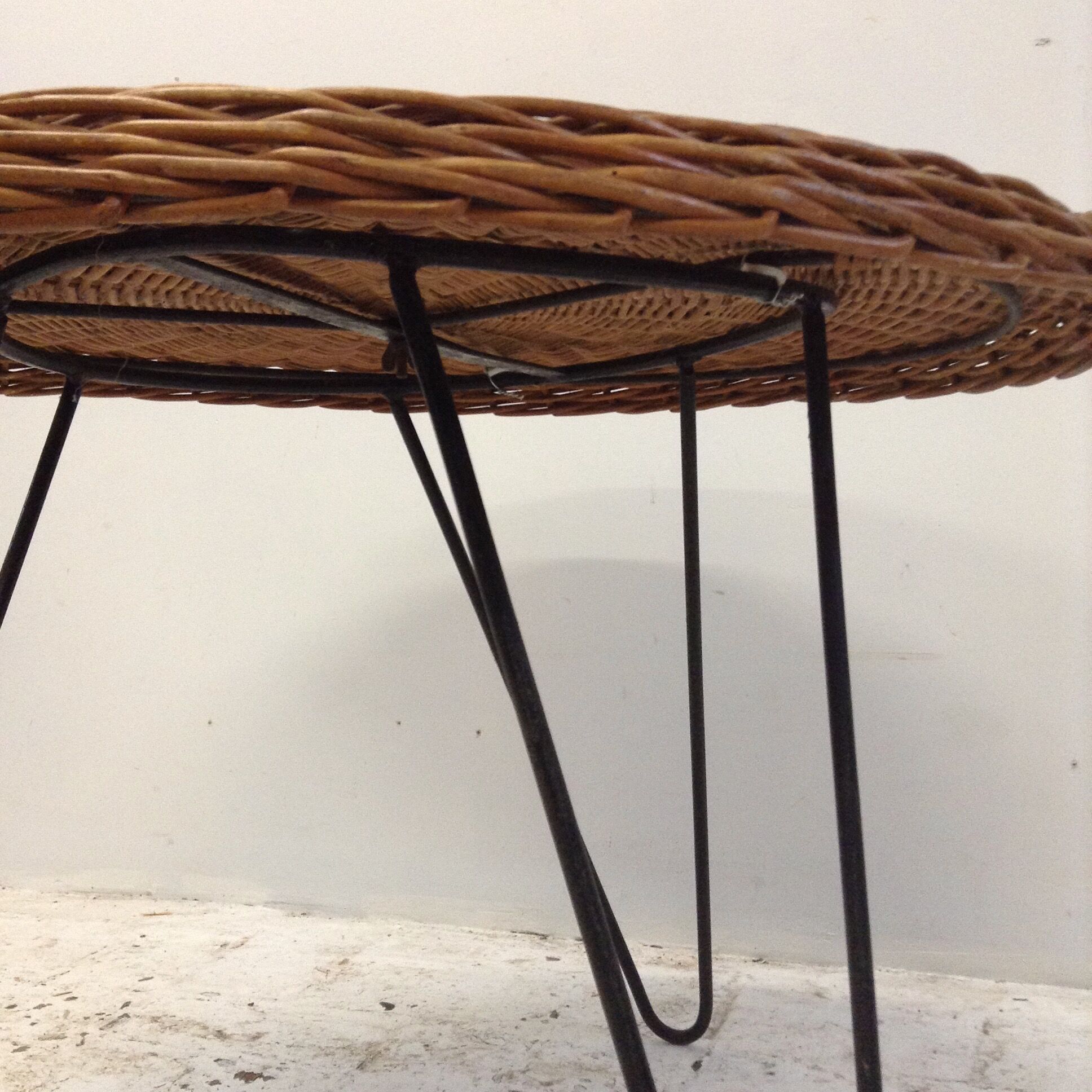 Rattan coffee table
