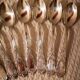 Set 11 dessert spoons in silver metal