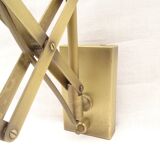 Brass Scissor Wall Lamp