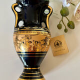 Vase grec plaqué or 24k