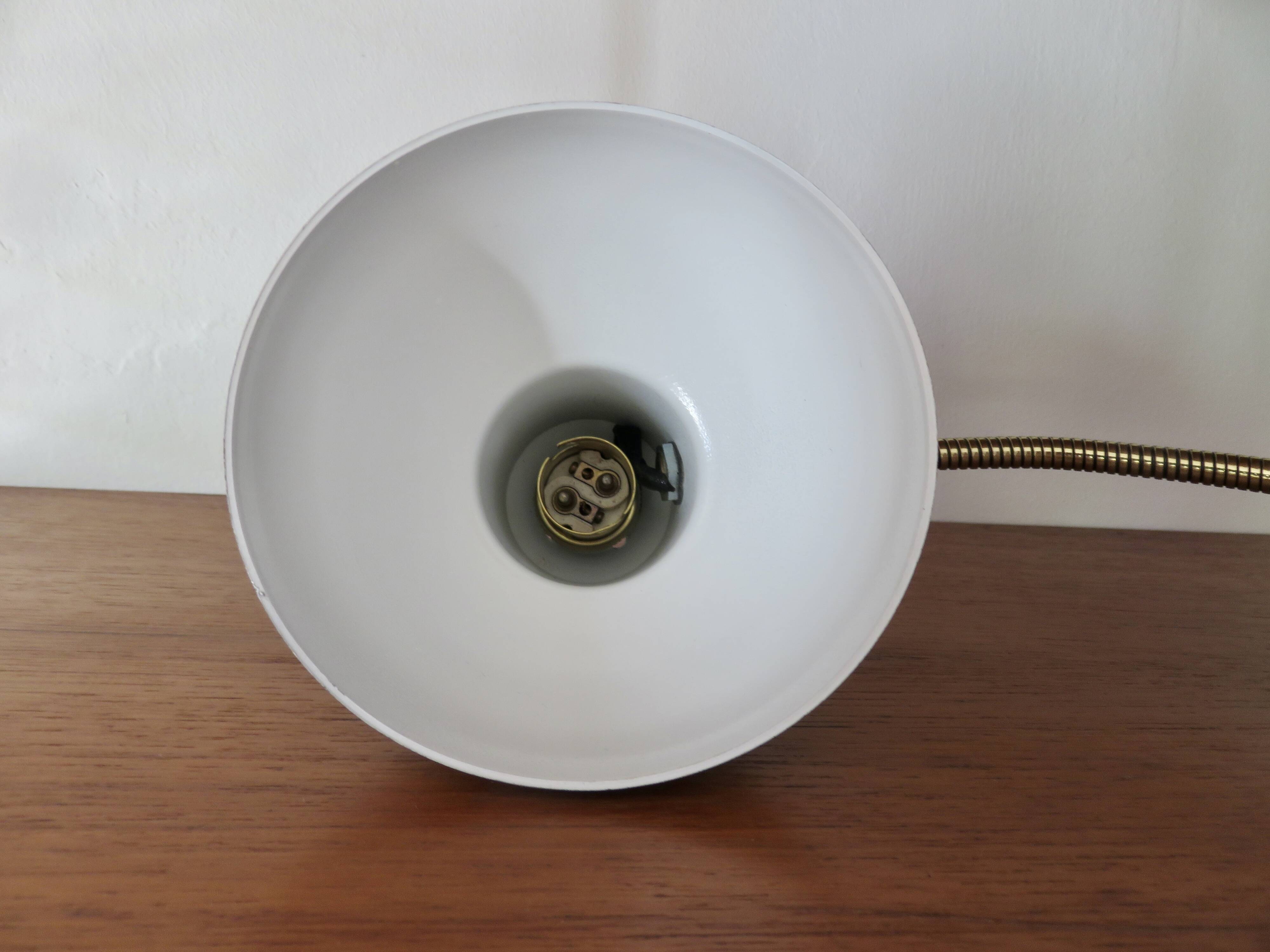 Clamp lamp, portable lamp, nomadic, 1960