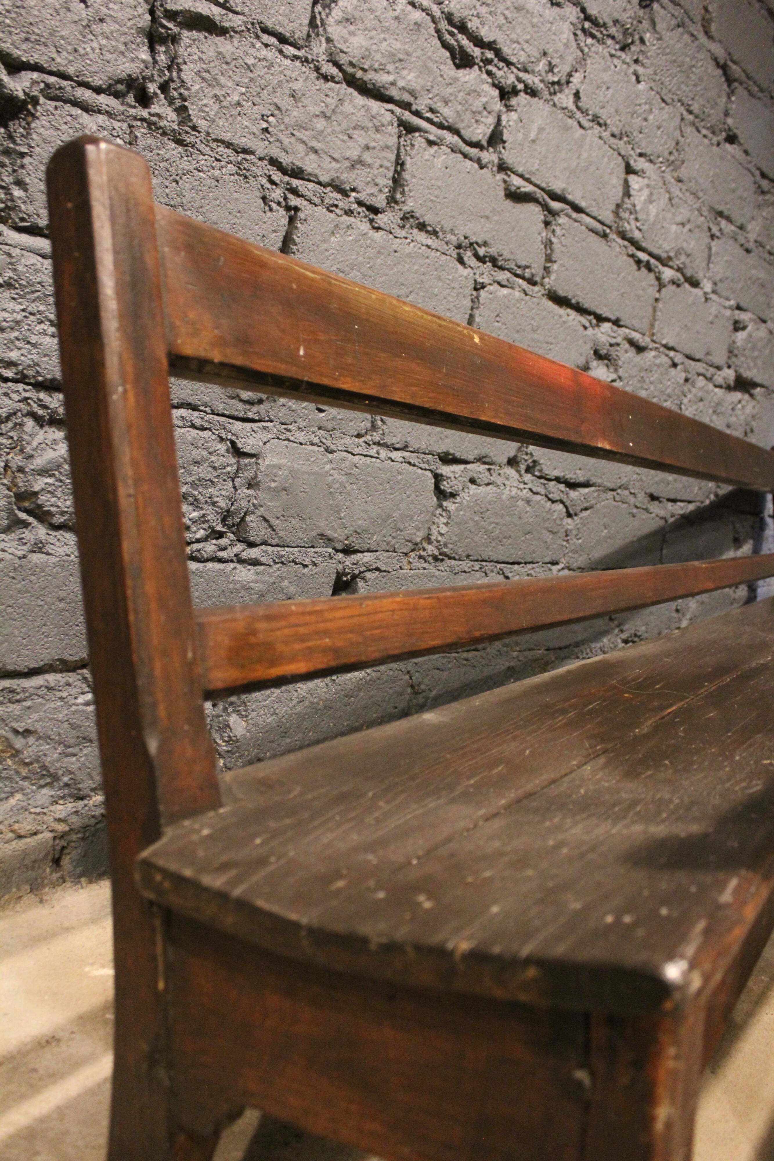 Pair of monastery benches