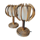 Lampes de chevet en rotin