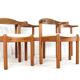 Set of 4 Vamdrup dining chairs 'Boestofte'