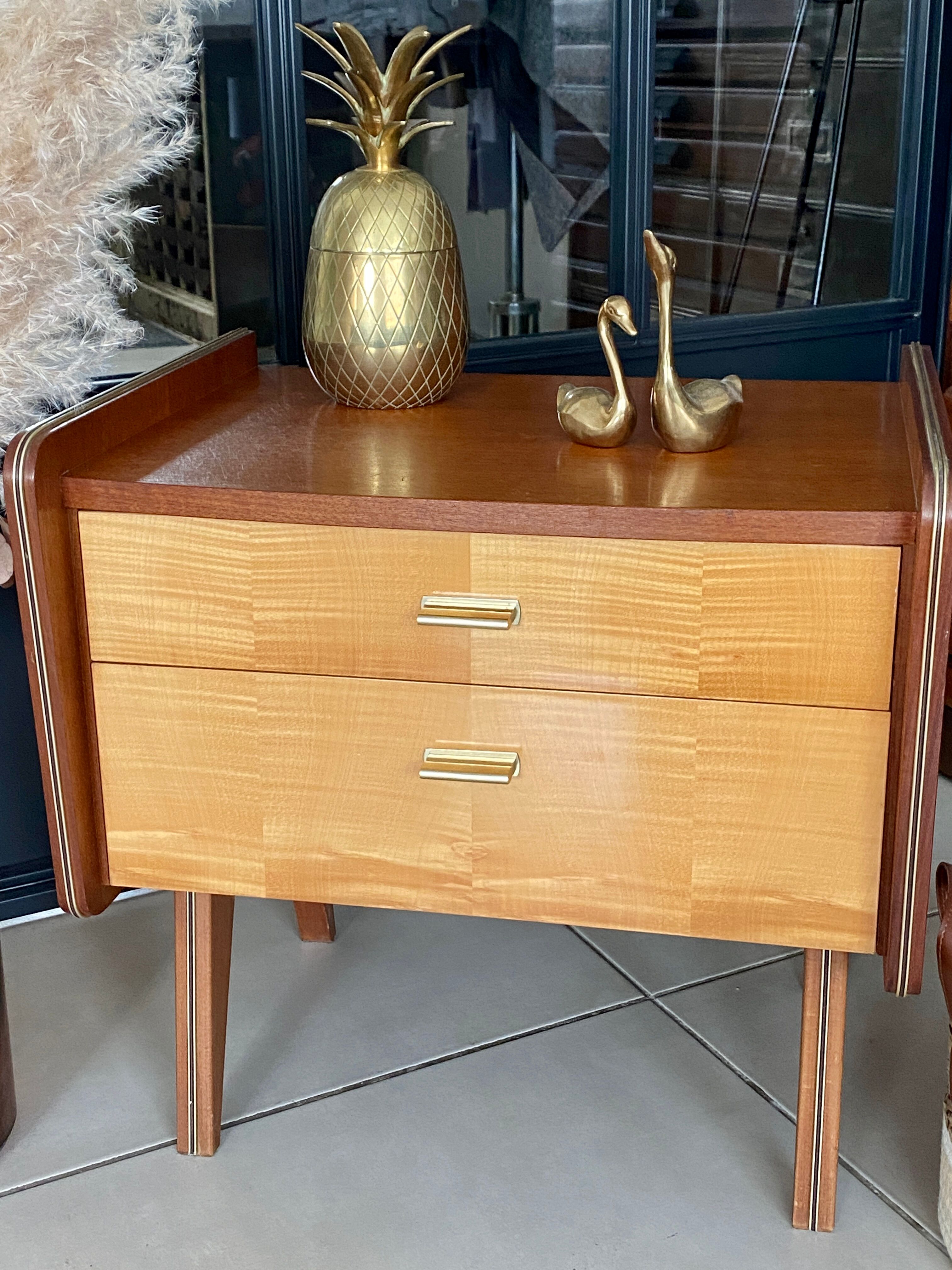 Vintage bedside table
