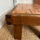 Coffee table in oak and ceramic, mid-20th century