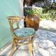 Ensemble table & chaises en rotin