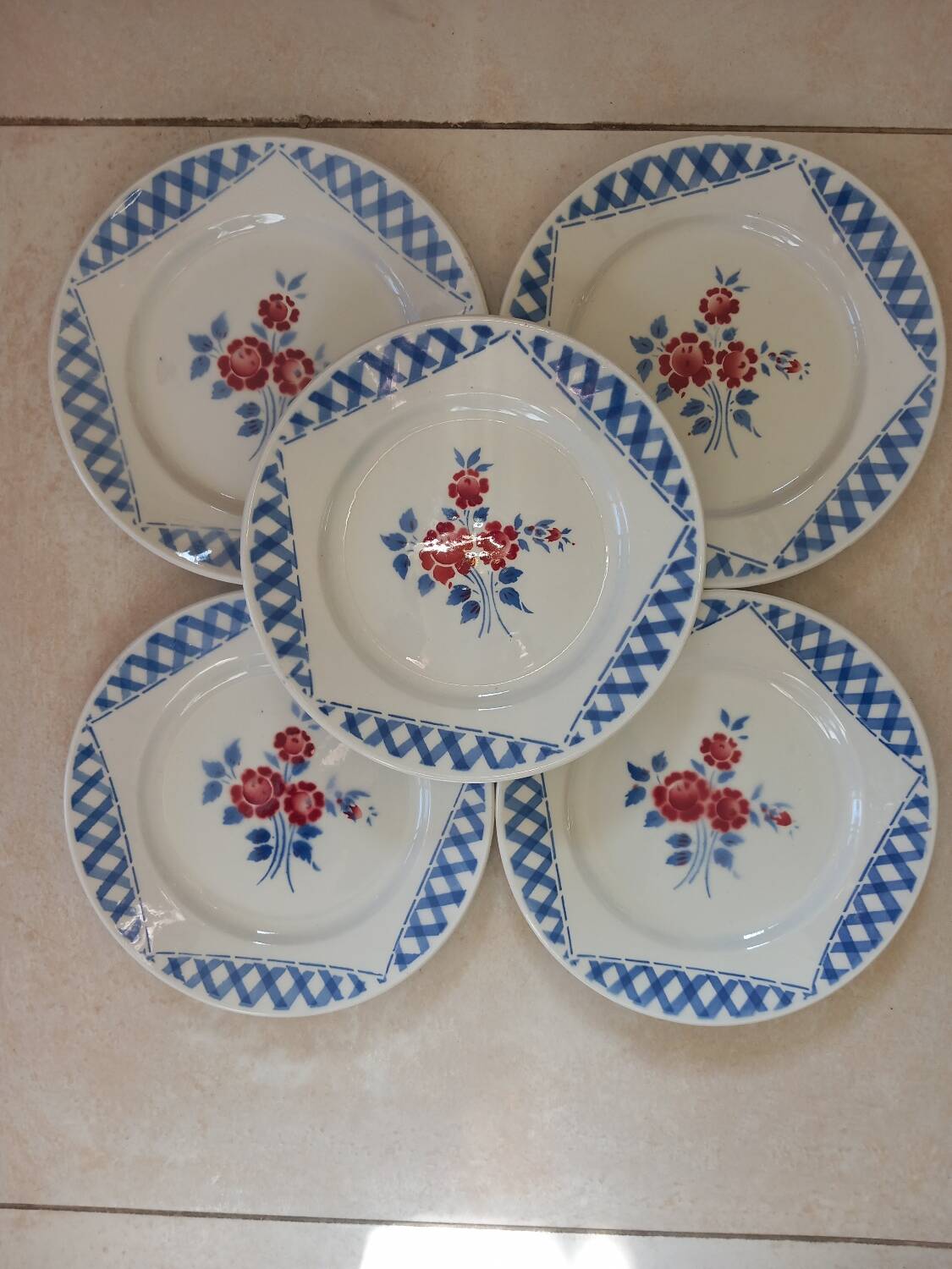 Luneville dessert plates