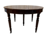 Louis Philippe style oval mahogany dining table