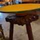 Large round dish. Dieulefit Caves. Vintage