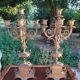 Pair of bronze candelabra nineteenth century