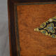 Victorian jewellery box in amboyna