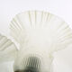 Pair of brass swan collar wall light old tulip glass. Year 60