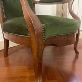 Voltaire armchair - LP period walnut