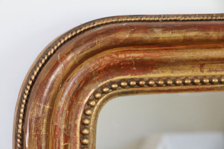 Miroir doré ancien