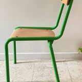 CHAISE d'Ecole pour KIDS Verte VINTAGE