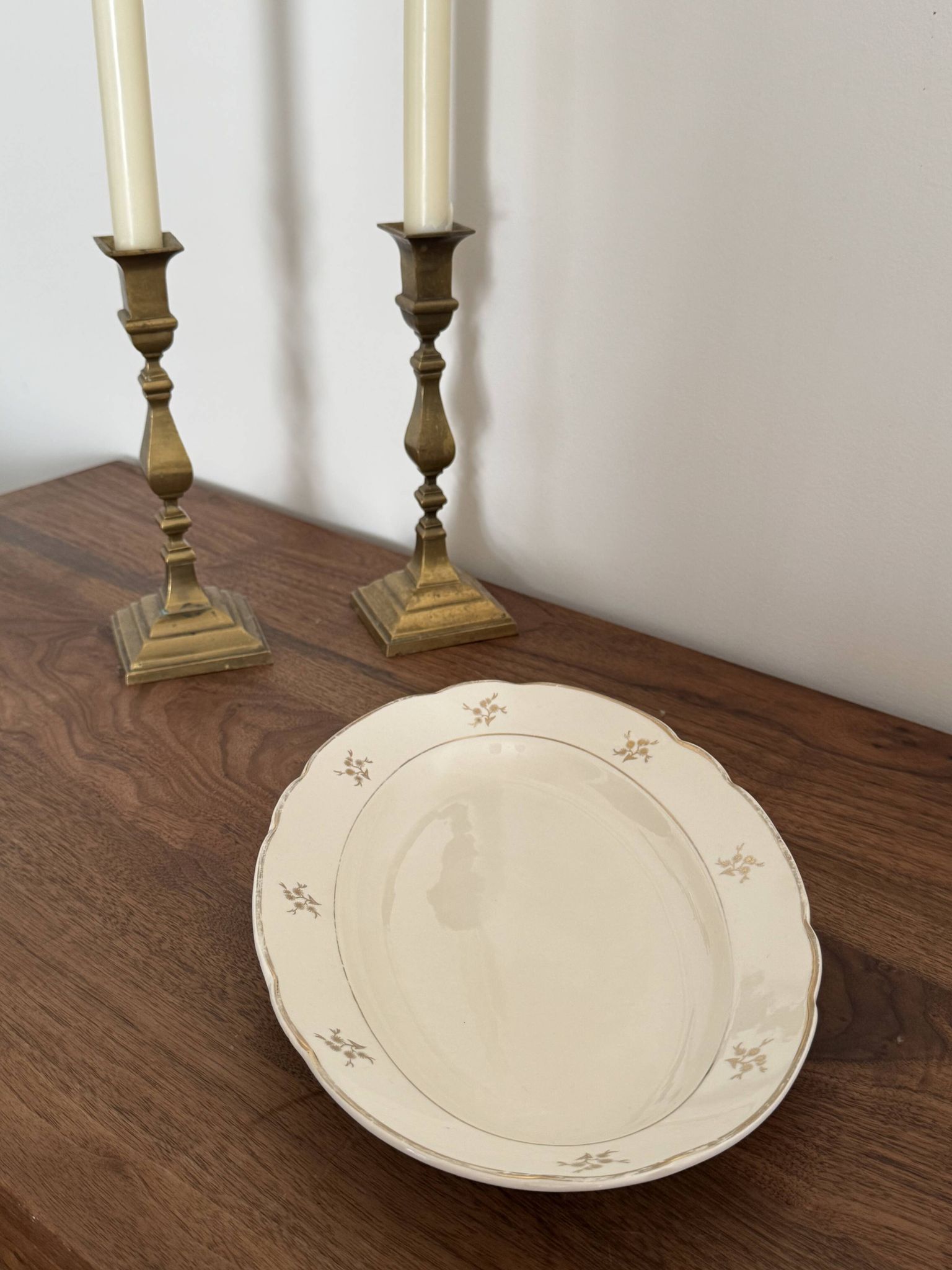 Plat de service ancien Villeroy & Boch Mettlach