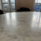 70s Knoll style Tulip marble table to renovate