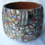 Earth pot and ancient mosaic cache