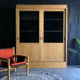 XL vintage oak bookcase