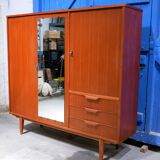 Vintage teak wardrobe