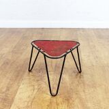 Metal tripod table