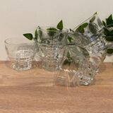 6 vintage glasses