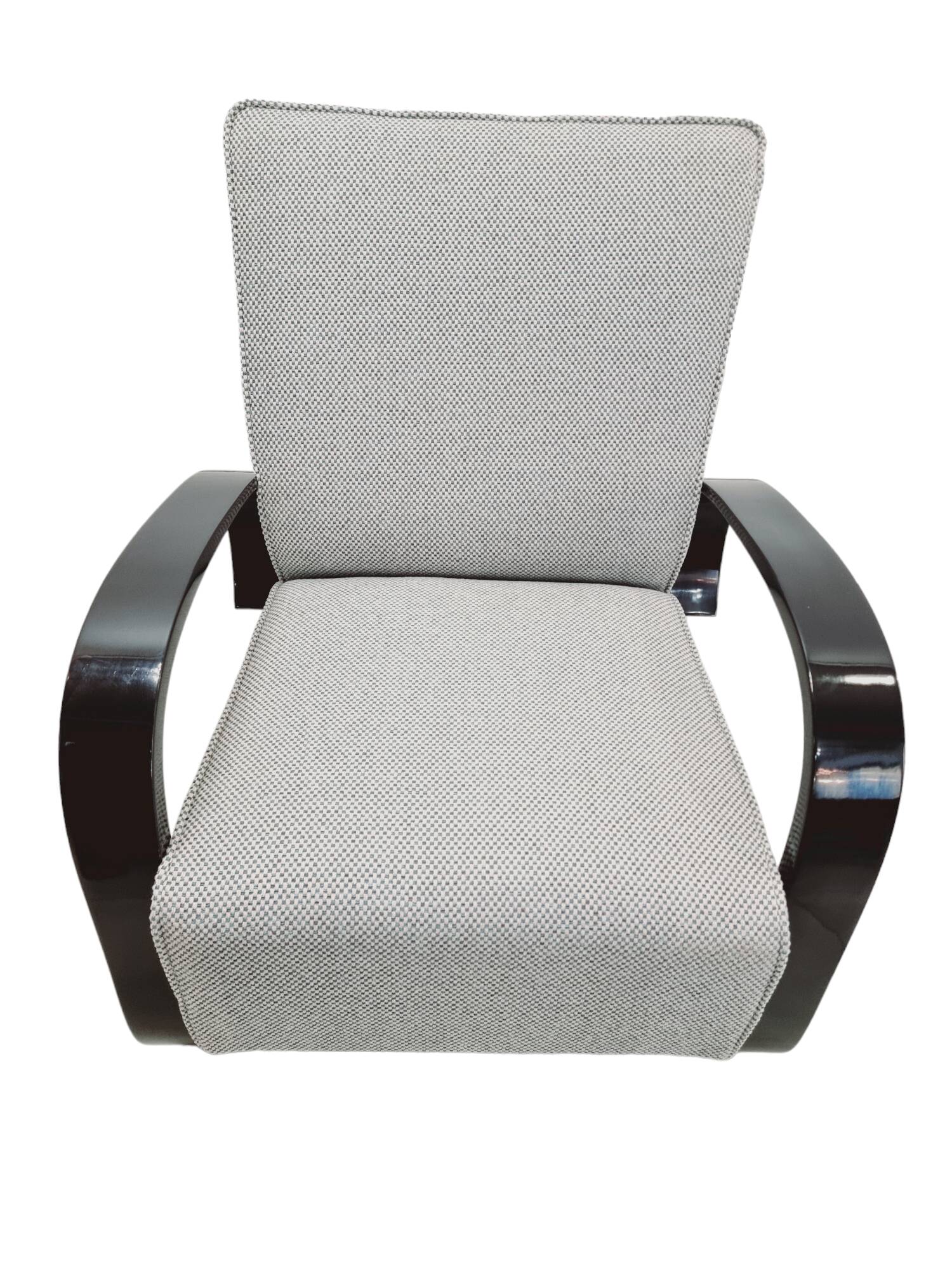 Pair of stunning Art Deco cantilever armchairs by M. Navratil, 1930s Czechoslovakia