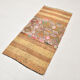 3x6 Light Yellow & Brown Turkish Kilim Rug, 83x173