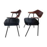 2 armchairs model 675 by ROBIN DAY
