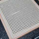 Talin chrome and cane chair