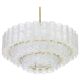 glass tube chandeliers in Murano ice by Doria, Germany, 1960s.