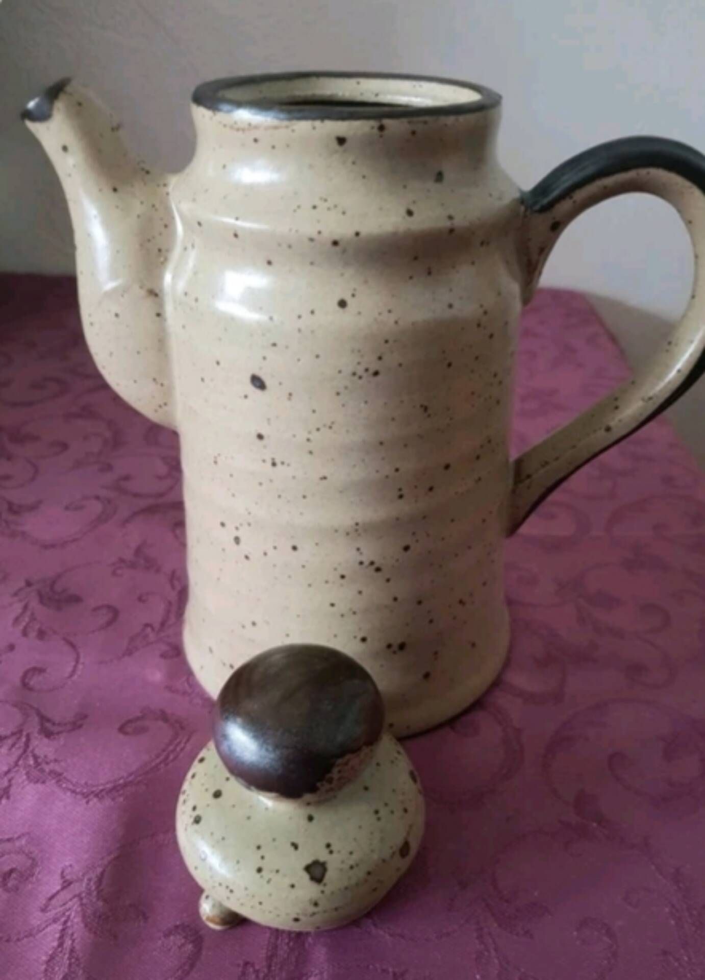 Teapot/coffee pot in Japanese stoneware