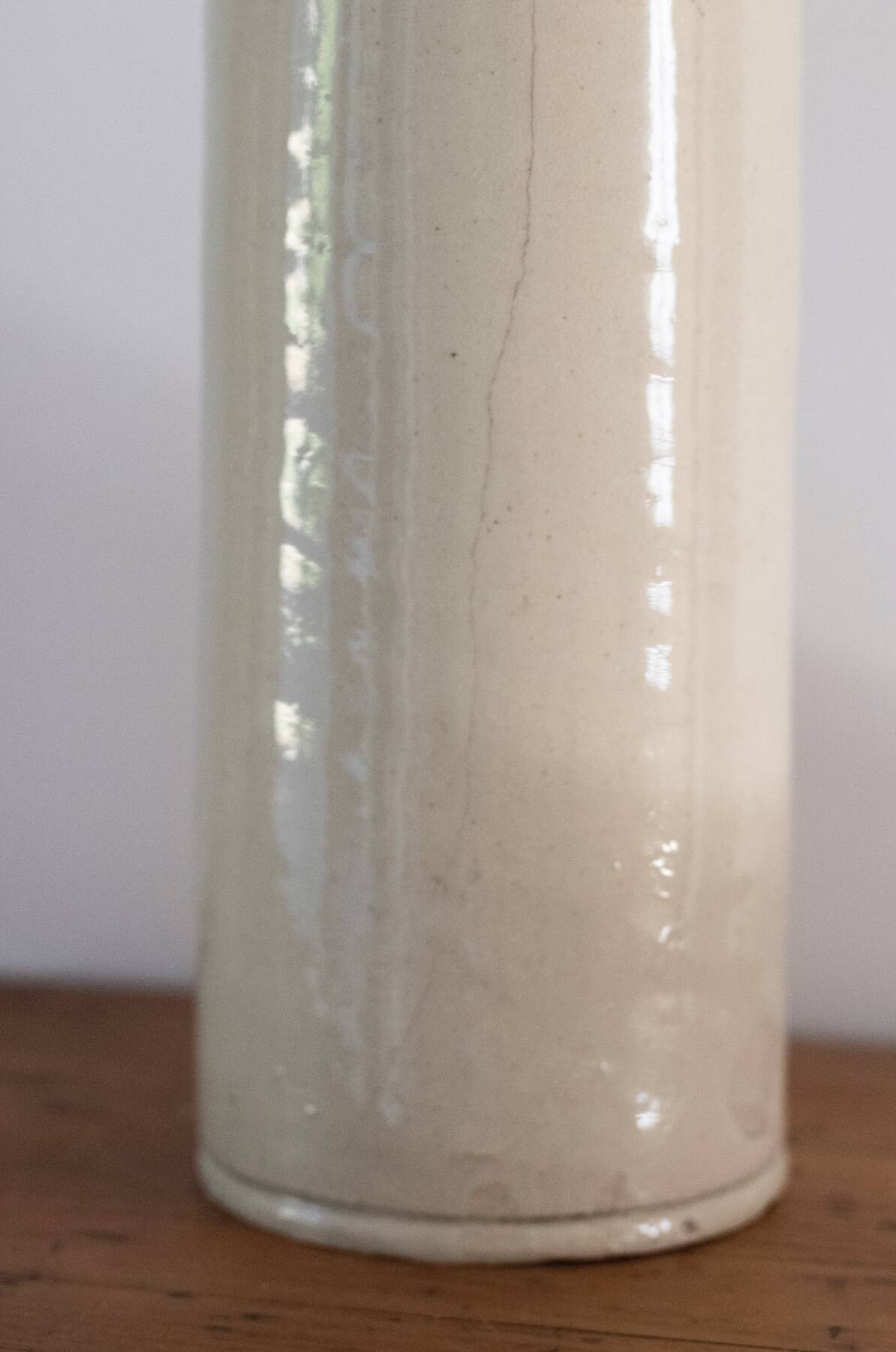 Vintage stoneware bottle Pont des Vernes