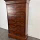 Chiffonier Louis Philippe en acajou flammé