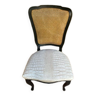 Louis XV style snake wicker chair