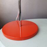 1970s orange metal desk lamp