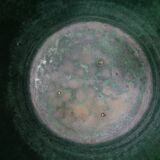 Large lava ceramic cachepot, 1970s