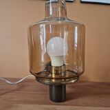 Hans Agne Jacobsson (1919-2009) - Brass and yellow tinted glass applique