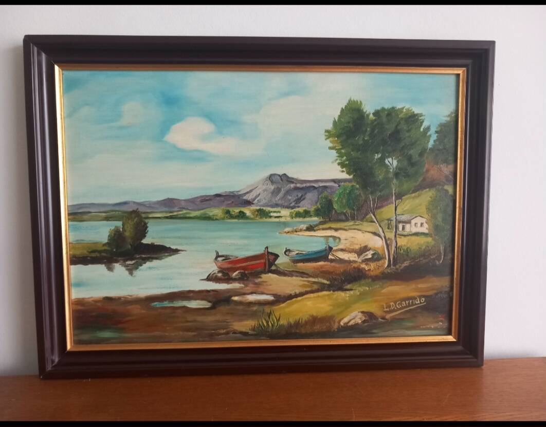 Oil on panel by Louis-Édouard GARRIDO 1875-1949